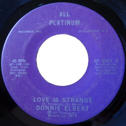 Donnie Elbert Love Is Strange Vinyl 7" USED
