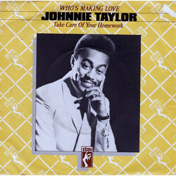 Johnnie Taylor Who's Makin' Love / Take Care Of Your Homework USED VINYL 7INCH 45 RPM SINGLE REISSUE
