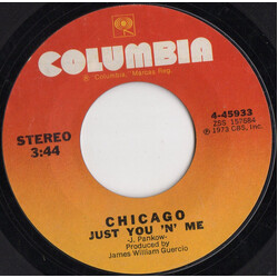 Chicago (2) Just You 'N' Me USED VINYL 7INCH 45 RPM SINGLE STYRENE STEREO