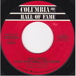 Mac Davis Stop And Smell The Roses / One Hell Of A Woman USED VINYL 7INCH 45 RPM SINGLE STYRENE STEREO