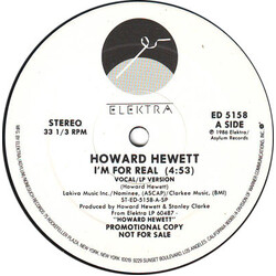 Howard Hewett I'm For Real VINYL 12" USED