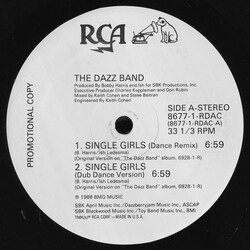 Dazz Band Single Girls VINYL 12" USED