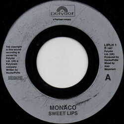 Monaco Sweet Lips USED VINYL 7INCH SINGLE PROMO