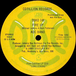 ADC Band Fire Up / More & More Disco USED VINYL 12INCH 33 S RPM PROMO