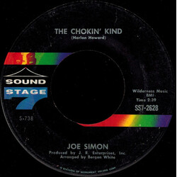 Joe Simon The Chokin' Kind USED VINYL 7INCH SINGLE 45 RPM