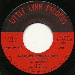 W. Williams And His Blues Men / W. Williams (11) / Sonny Wash Mississippi Round House / Don't Lie To Me Lover USED VINYL 7INCH 45 RPM SINGLE