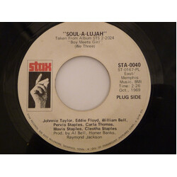 Johnnie Taylor / Eddie Floyd / William Bell / Pervis Staples / Carla Thomas / Mavis Staples / Cleotha Staples Soul-A-Lujah USED VINYL 7INCH 45 RPM SIN