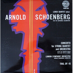 Arnold Schoenberg / Harold Farberman / The London Symphony Orchestra / Lenox String Quartet Concerto For String Quartet And Orchestra After Handel Op.