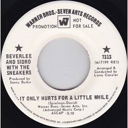 Beverlee And Sidro With The Sneakers It Only Hurts For A Little While / Here You Come Again USED VINYL 7INCH 45 RPM SINGLE PROMO