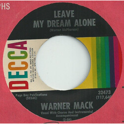 Warner Mack Leave My Dream Alone Vinyl 7" USED