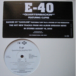 E-40 Quarterbackin' / Gasoline USED VINYL 12INCH PROMO