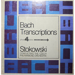 Leopold Stokowski / The Czech Philharmonic Orchestra Bach Transcriptions Vinyl LP USED