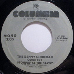The Benny Goodman Quartet / Benny Goodman And His Orchestra Stompin' At The Savoy / Let's Dance USED VINYL 7INCH 45 RPM MONO