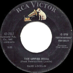 Hank Locklin The Upper Room USED VINYL 7INCH 45 RPM SINGLE