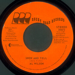Al Wilson Show And Tell USED VINYL 7INCH 45 RPM SINGLE STYRENE