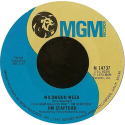 Jim Stafford Wildwood Weed USED VINYL 7INCH 45 RPM STYRENE