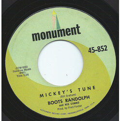 Boots Randolph Mickey's Tune / I'll Take You Home Again Kathleen USED VINYL 45 RPM SINGLE 7INCH