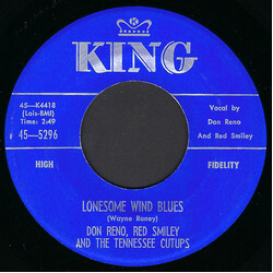 Reno And Smiley / The Tennessee Cut-Ups Lonesome Wind Blues USED VINYL 7INCH 45 RPM