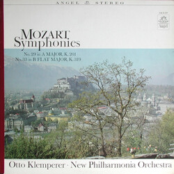 Wolfgang Amadeus Mozart / Otto Klemperer / New Philharmonia Orchestra Symphonies - Nº 29 In A Major, K. 201 & Nº 33 In B Flat Major, K. 319 Vinyl LP U