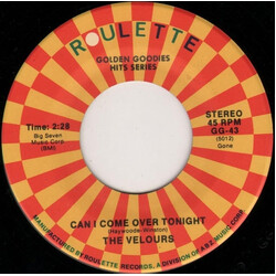 The Velours / Buddy Knox Can I Come Over Tonight / Hula Love USED VINYL 7INCH 45 RPM REISSUE