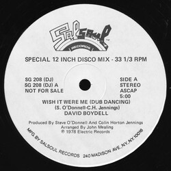 David Boydell Wish It Were Me (Dub Dancing) Vinyl 12" USED