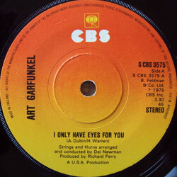 Art Garfunkel I Only Have Eyes For You USED VINYL 7INCH 45 RPM SINGLE