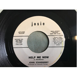 John Standberry Jr Help Me Now / I Don't Care What They Say USED VINYL 7INCH 45 RPM ADVANCE PROMO STYRENE