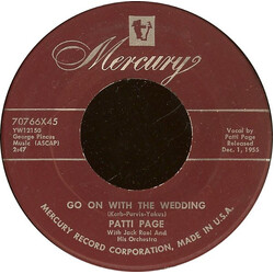 Patti Page / Jack Rael And His Orchestra Go On With The Wedding / The Voice Inside USED VINYL 7INCH 45 RPM