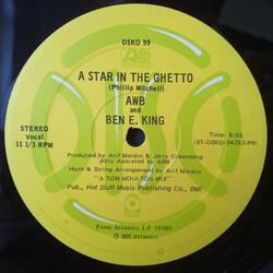 Average White Band / Ben E. King A Star In The Ghetto USED VINYL 12INCH 33 S RPM PROMO