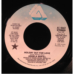 Angela Bofill Holding Out For Love USED VINYL 7INCH 45 RPM SINGLE PROMO STYRENE STEREO