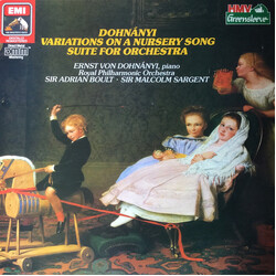 Ernst von Dohnányi / The Royal Philharmonic Orchestra / Sir Adrian Boult / Sir Malcolm Sargent Variations On A Nursery Song / Suite For Orchestra Viny