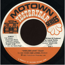 Diana Ross / Lionel Richie Endless Love USED VINYL 7INCH 45 RPM REISSUE