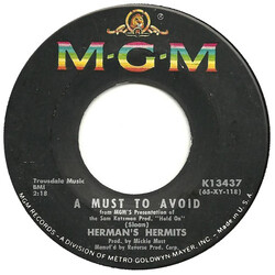Herman's Hermits A Must To Avoid USED VINYL 7INCH 45 RPM SINGLE