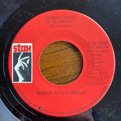 The Rance Allen Group Gonna Make It Alright / Hotline To Jesus USED VINYL 7INCH 45 RPM SINGLE REISSUE