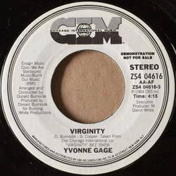 Yvonne Gage Virginity Vinyl 7" USED
