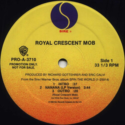 Royal Crescent Mob Nanana USED VINYL 12INCH PROMO SINGLE 33 S RPM
