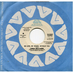 Linda Williams No Love, No Where, Without You USED VINYL 7INCH 45 RPM PROMO