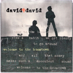 David + David Welcome To The Boomtown VINYL 7" USED