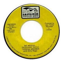 Teresa Brewer / Oily Rags Bei Mir Bist Du Schon ( Means That You're Grand ) USED VINYL 7INCH 45 RPM SINGLE