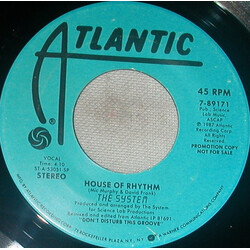 The System House Of Rhythm USED VINYL 7INCH 45 RPM PROMO