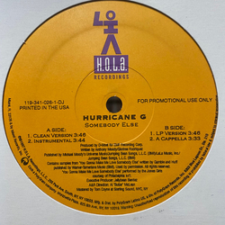 Hurricane G. Somebody Else Vinyl 12" USED