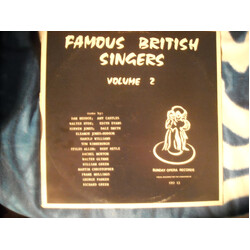 Various Famous British Singers Vinyl LP USED