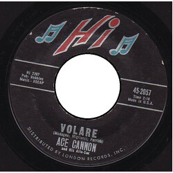 Ace Cannon Volare / Looking Back USED VINYL 7INCH 45 RPM SINGLE STYRENE