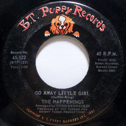 The Happenings Go Away Little Girl Vinyl 7" USED