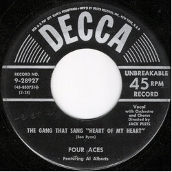 The Four Aces The Gang That Sang "Heart Of My Heart" / Stranger In Paradise USED VINYL 7INCH 45 RPM SINGLE