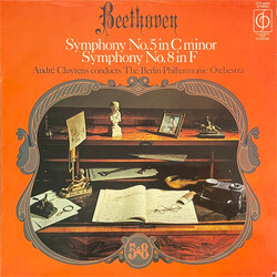 Ludwig van Beethoven / André Cluytens / Berliner Philharmoniker Symphony No. 5 In C Minor, Symphony No. 8 In F Vinyl LP USED