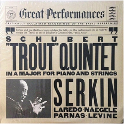 Franz Schubert / Rudolf Serkin Quintet In A Major For Piano And Strings, Op.114 ("Trout") Vinyl LP USED