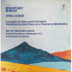 Antal Dorati / Ilse von Alpenheim Concerto For Piano And Orchestra, Variations On A Theme By Bela Bartok Vinyl LP USED