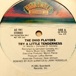 Ohio Players / Rox Try A Little Tenderness / Dddddddance USED VINYL 12INCH 33 S RPM PROMO