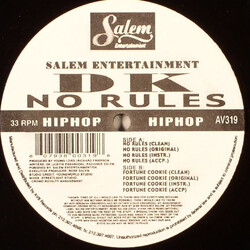DK (10) No Rules USED VINYL 12INCH 33 S RPM
